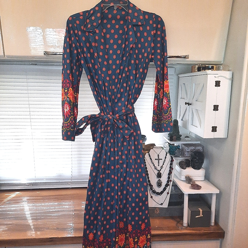 Vintage Bohemian Maxi Robe
